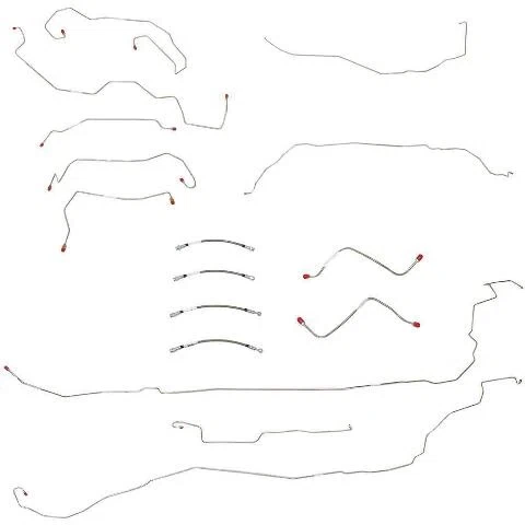 05-10 Chevrolet Cobalt Brake Line & Hose Kit No ABS